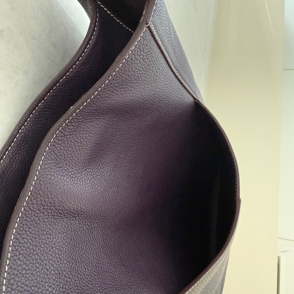 Authentic Hermes Goodnews messenger Chic Purple clemence Leather crossbody bag - Picture 7 of 16